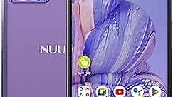 NUU B20 Cell Phone, 5G, Compatible with T-Mobile, AT&T, Cricket Phones, 6.5” FHD + Display, 8GB + 128GB, 48MP Triple Camera, Mint Mobile, Dual SIM, Daydream Purple, US Warranty