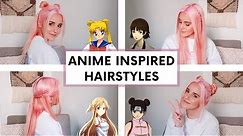 4 EASY ANIME INSPIRED HAIRSTYLES