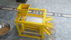 How to make wheat cleaning machine at home