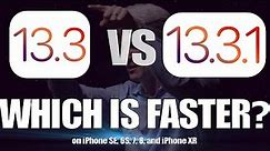 iOS 13.3.1 vs iOS 13.3 Speed / Performance test on iPhone (which is faster)