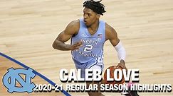 Caleb Love 2020-21 Regular Season Highlights | North Carolina Guard