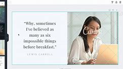 Canva: Creating a Twitter Quote Post