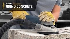 How to Grind Concrete with an Angle Grinder | Dustless Technologies