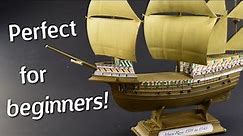 The Airfix Mary Rose is a GREAT Beginner Model! 1/400 Scale Plastic Model Kit Build & Review