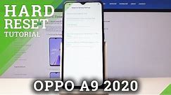 How to Factory Reset OPPO A9 2020 - Delete Personal Data & Customized Settings