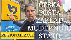 Česká pošta a služby ve všech regionech 🇨🇿 REGIONALIZACE ČR