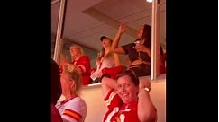 Taylor Swift cheers on the Chiefs, helps clean up suite