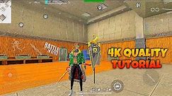 4K QUALITY TUTORIAL FOR ANDROID IN FREE FIRE ❤️ WATCH FULL VIDEO ❤️ || LAZMI YT || @PBLYT