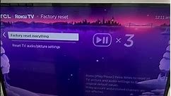 How to Factory Reset TCL Roku TV Without Remote?