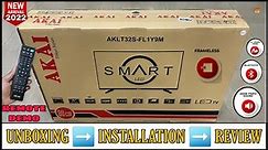 AKAI AKLT32S-FL1Y9M 2022 || 32 Inch Hd Smart Android Tv Unboxing And Review || Budget Tv Under 15000