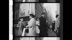 1950s New York City Commuters Cross Stock Footage Video (100% Royalty-free) 1087609013 | Shutterstock