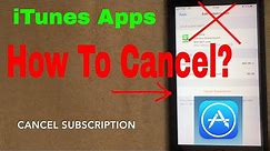 ✅ How To Cancel iTunes App Subscription on iPhone and iPad Tutorial 🔴
