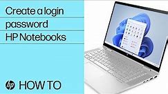 How to create a login password in Windows 11 | HP Notebooks | HP Support