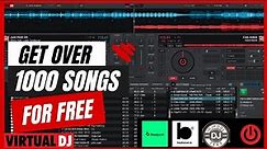 How to Get FREE Music on Virtual DJ 2023 ( virtual DJ tutorials )