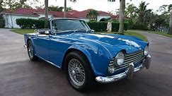 This 1964 Triumph TR4 is a Classic Car That's Fun To Drive, Rewarding To Maintain, and Gorgeous