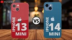 Comparison: iphone 13 mini vs iphone 14 mini || Apple