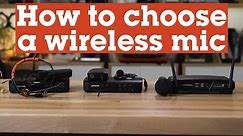 How to choose a wireless microphone system | Crutchfield