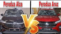 2022 Perodua Alza vs Perodua Aruz