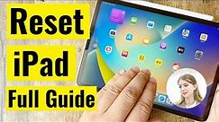 How to Reset iPad Pro & iPad (2024)