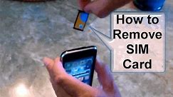 How to Remove SIM Card from iPhone 3G or 3Gs!!! - Free & Easy