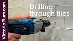 How to drill through tiles without cracking | Tiling tips from Victoria Plum