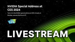 NVIDIA CES 2024 Special Address Livestream