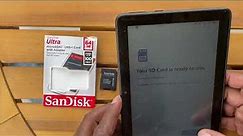 SanDisk 64GB MicroSD Card - Amazon Fire 8 Tablet Installation and Formatting Guide