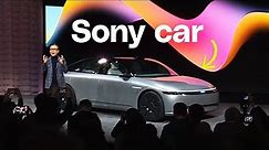 Sony's car announcement at CES 2023