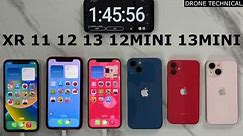 iPhone XR vs 11 vs 12 vs 13 vs 12mini vs 13mini Full Charging Test - After iOS 16.5