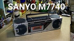 SANYO M7740 Cleaning the controllers & adjusting the tape speed