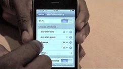 How to connect a iPhone to WiFi