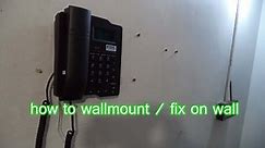 BSNL LANDLINE TELEPHONE : HOW TO WALL MOUNT FULL TUTORIAL VIDEO FROM LINESTELECOM