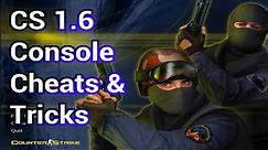 Counter Strike 1.6 console cheats/tricks