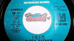 Butch Patrick - I.O.I.O. ■ Promo 45 RPM 1972 ■ OffTheCharts365