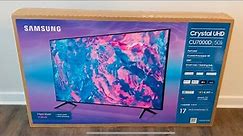 Samsung 50” CU7000 Crystal UHD 4K Smart TV Unboxing & Setup