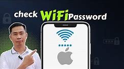 How to Check WiFi Password on iPhone/iPad in 30 Second