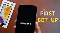 Samsung Galaxy M15 New Phone Switch ON & Setup, Samsung M15 Boot & Setup Kaise Kare