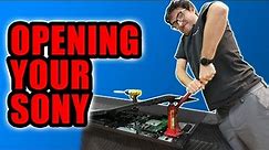 How To Open Your Sony XBR-55X900C XBR-65X900C