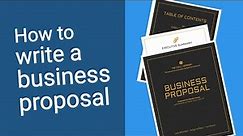 How to Write a Business Proposal | Step-by-Step Guide [Examples & Templates]
