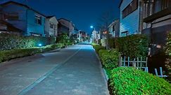 Japan - Suburban Tokyo Night Walk in Ebara • 4K HDR