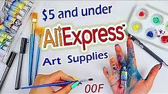 A BIG OOF... Trying AliExpress Art Supplies