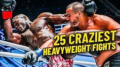 25 CRAZY HEAVYWEIGHT Fights In ONE 💣😱💥