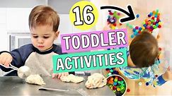 16 Toddler Activities You Can Do at Home | 1-2 year olds