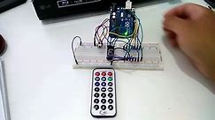 Controlling 7 Segment Display with IR Remote using Arduino Uno