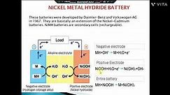 Nickel metal hydride battery