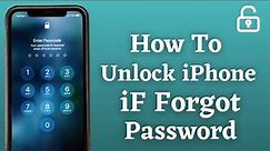How To Unlock iPhone ! Unlock iPhone iF Forgot Password ! Unlock iPhone Without Data Losing [ 2023 ]