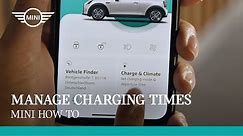 Charging Management in the MINI App | MINI How-To