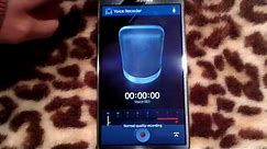 Samsung Galaxy S4 Voice Recorder
