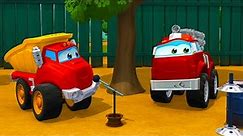 Mystery Muddy Truck | Car Cartoons for Kids | The Adventures of Chuck & Friends
