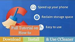 Full Tutorial on How to Use CCleaner on Windows PC || How to Install and Use CCleaner